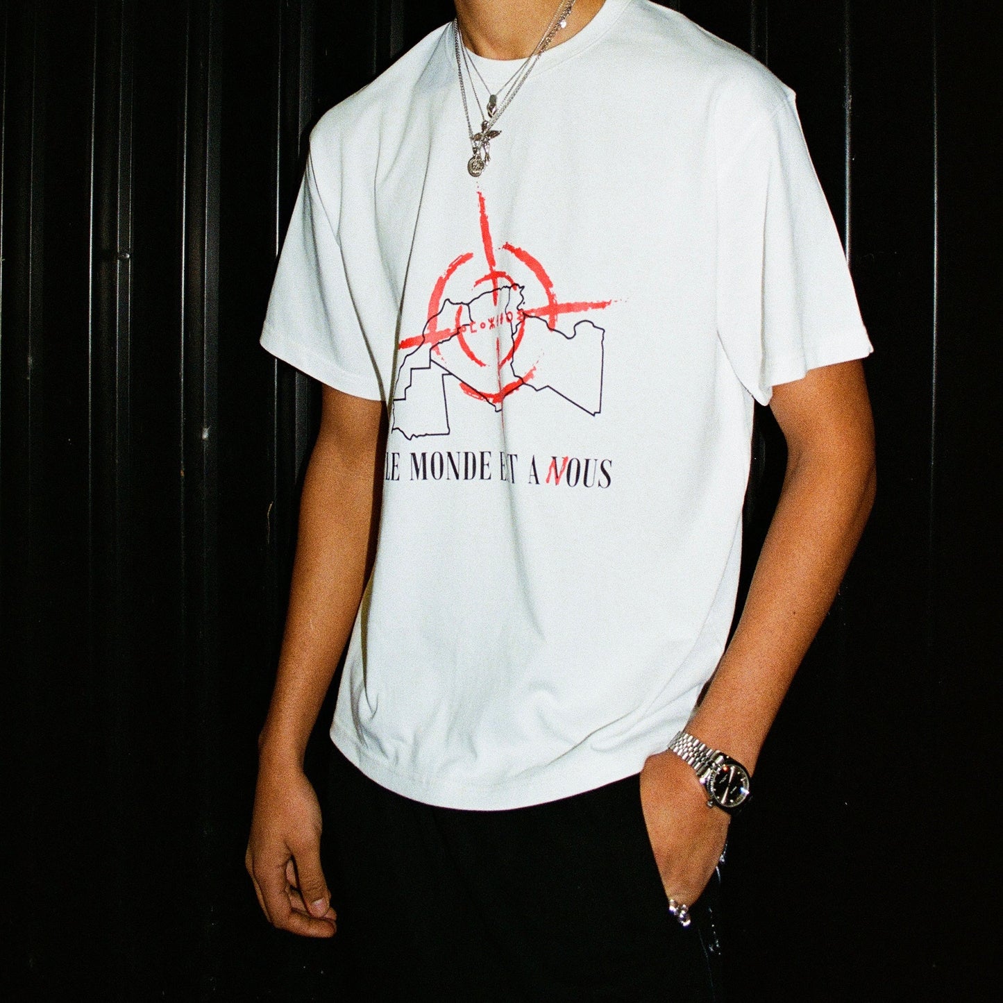 'THE WORLD IS OURS' TEE - WHITE