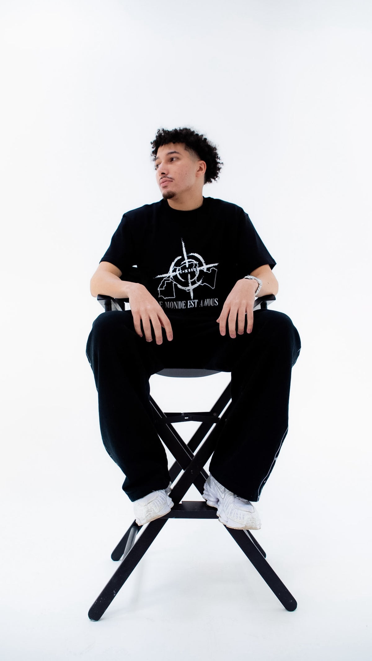 'THE WORLD IS OURS TEE - BLACK
