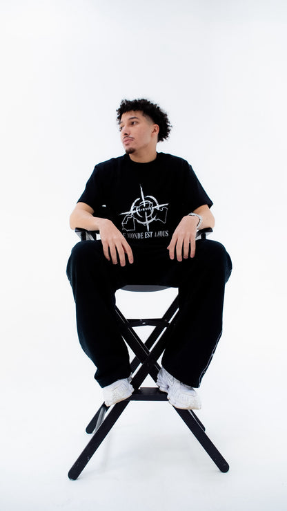 'THE WORLD IS OURS TEE - BLACK