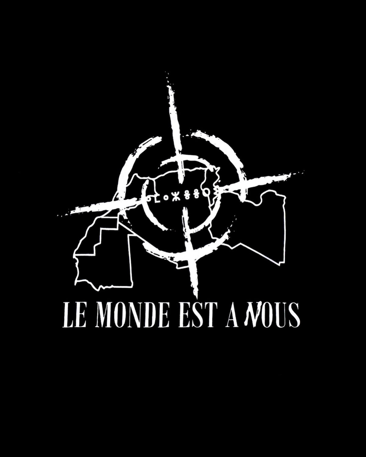'THE WORLD IS OURS TEE - BLACK