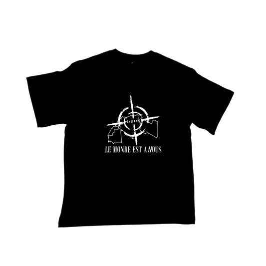 'THE WORLD IS OURS TEE - BLACK