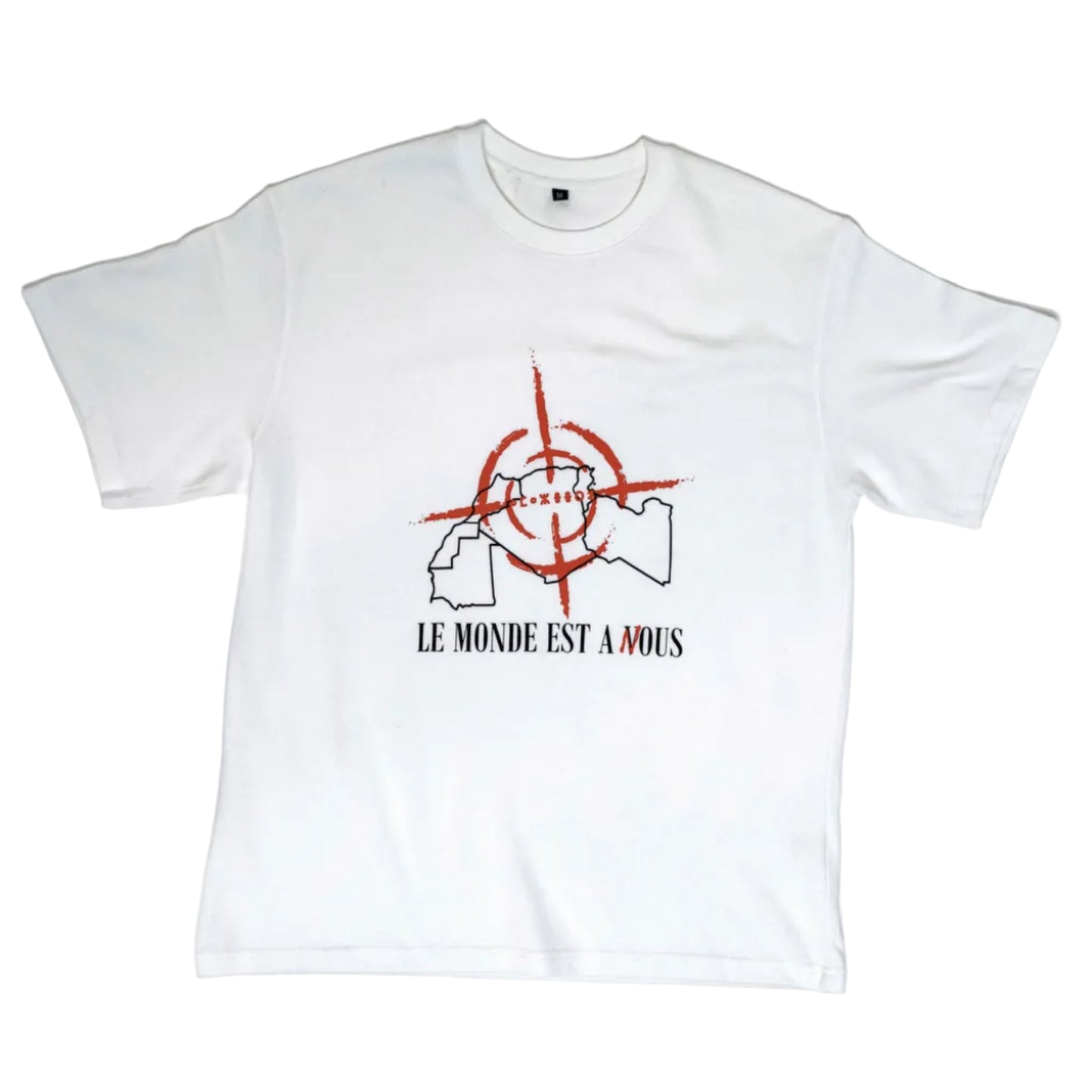 'THE WORLD IS OURS' TEE - WHITE