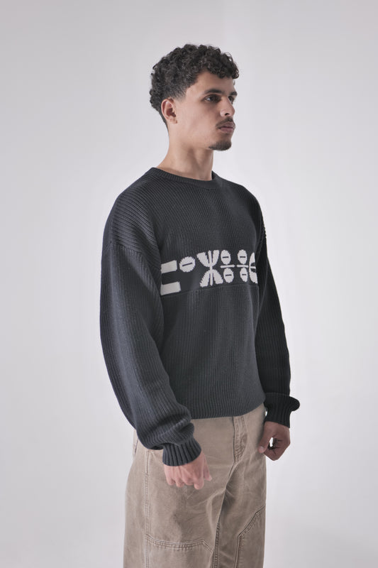 BLACK KNITWEAR