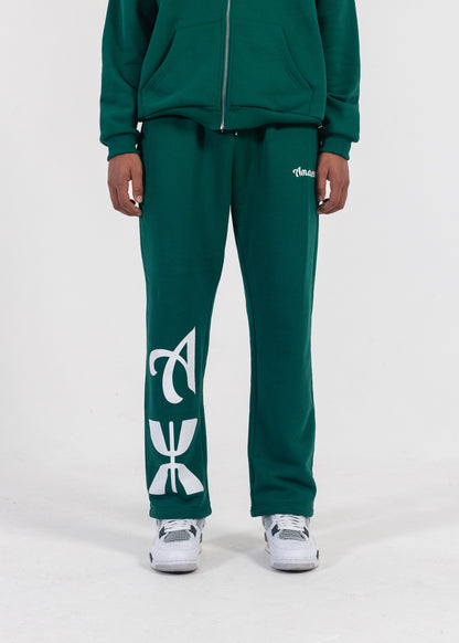 Pine Green Tracksuit Bottoms