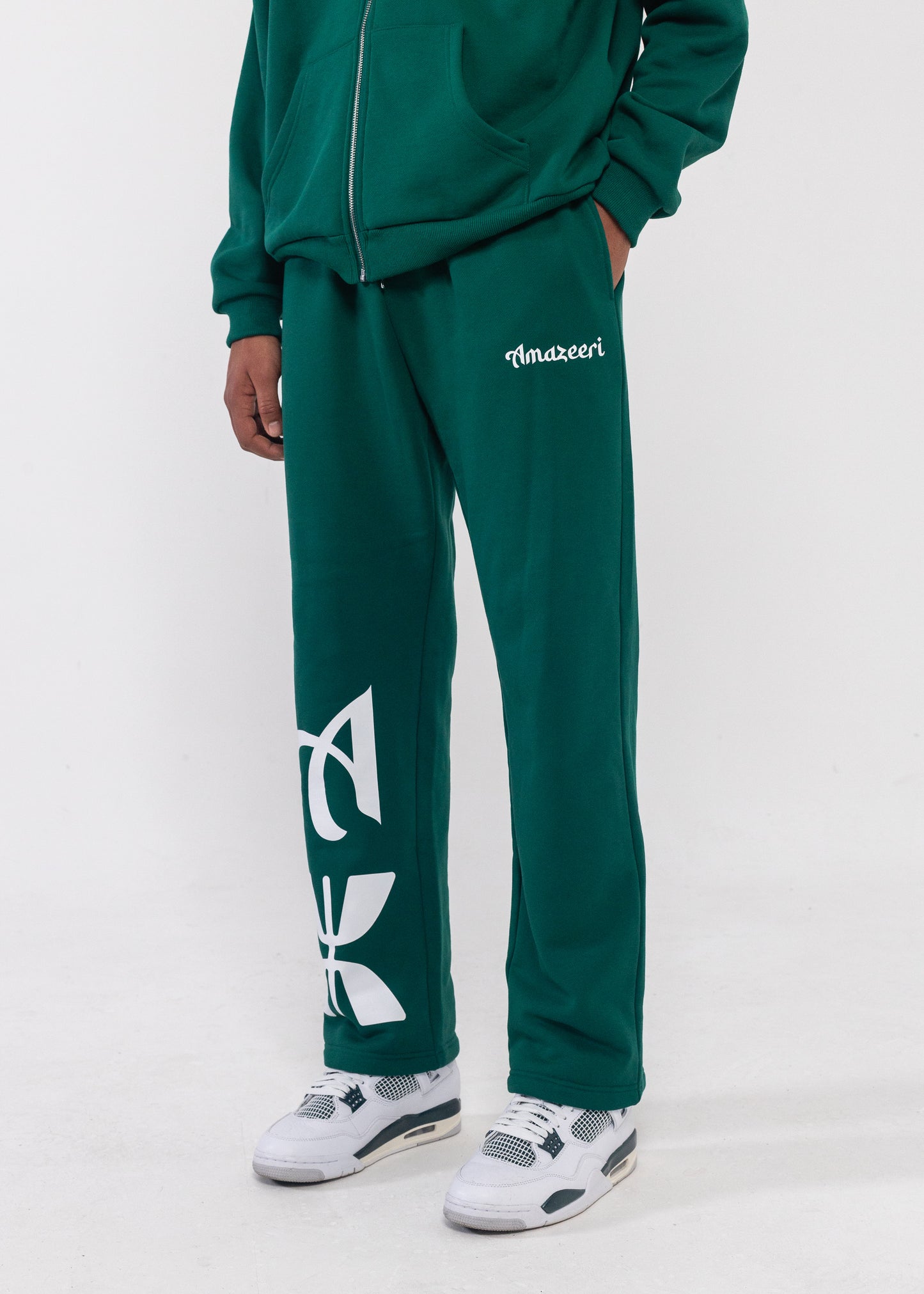 Pine Green Tracksuit Bottoms